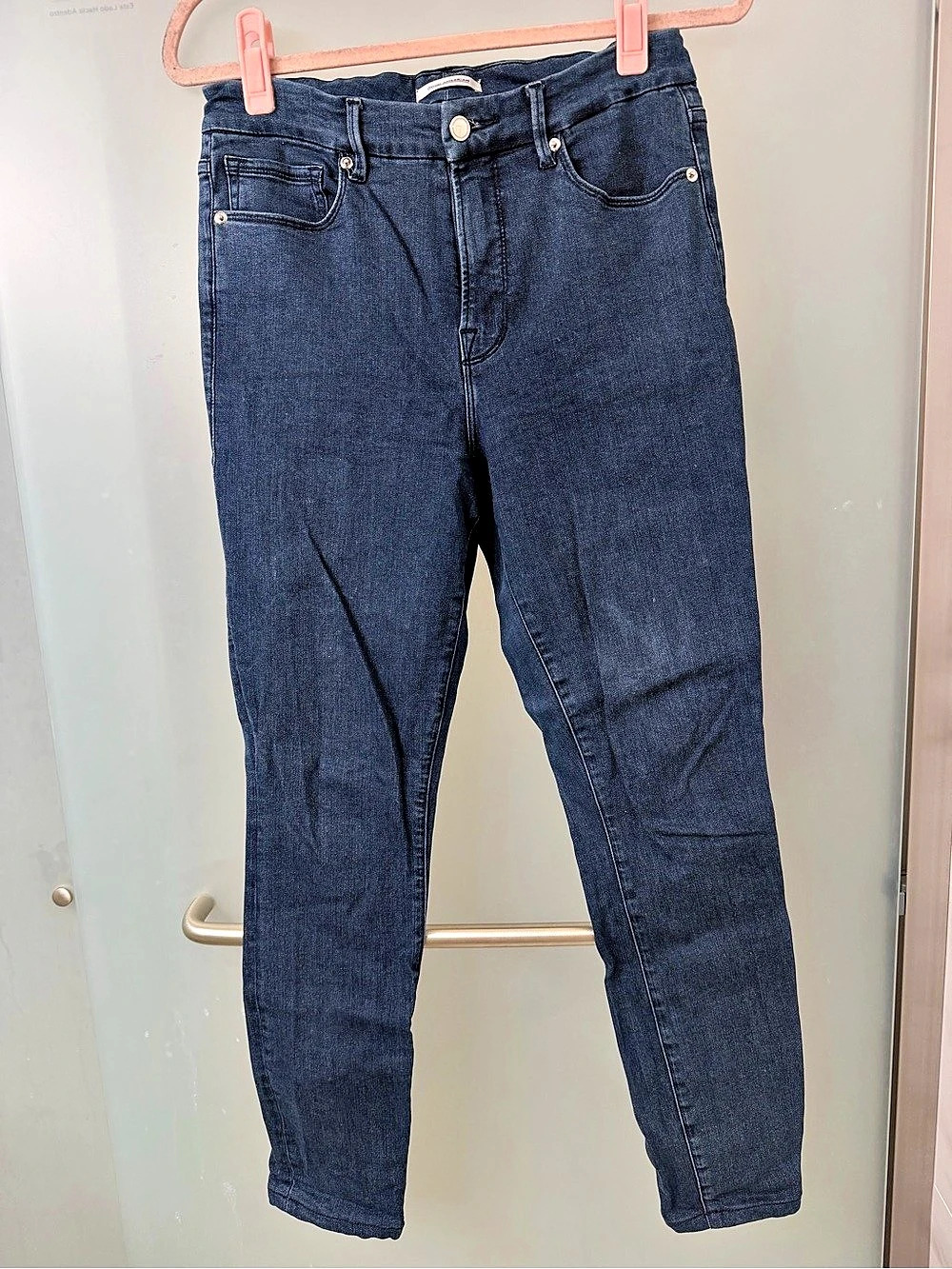 Good American Good Legs Skinny Jeans Blue Waist 10